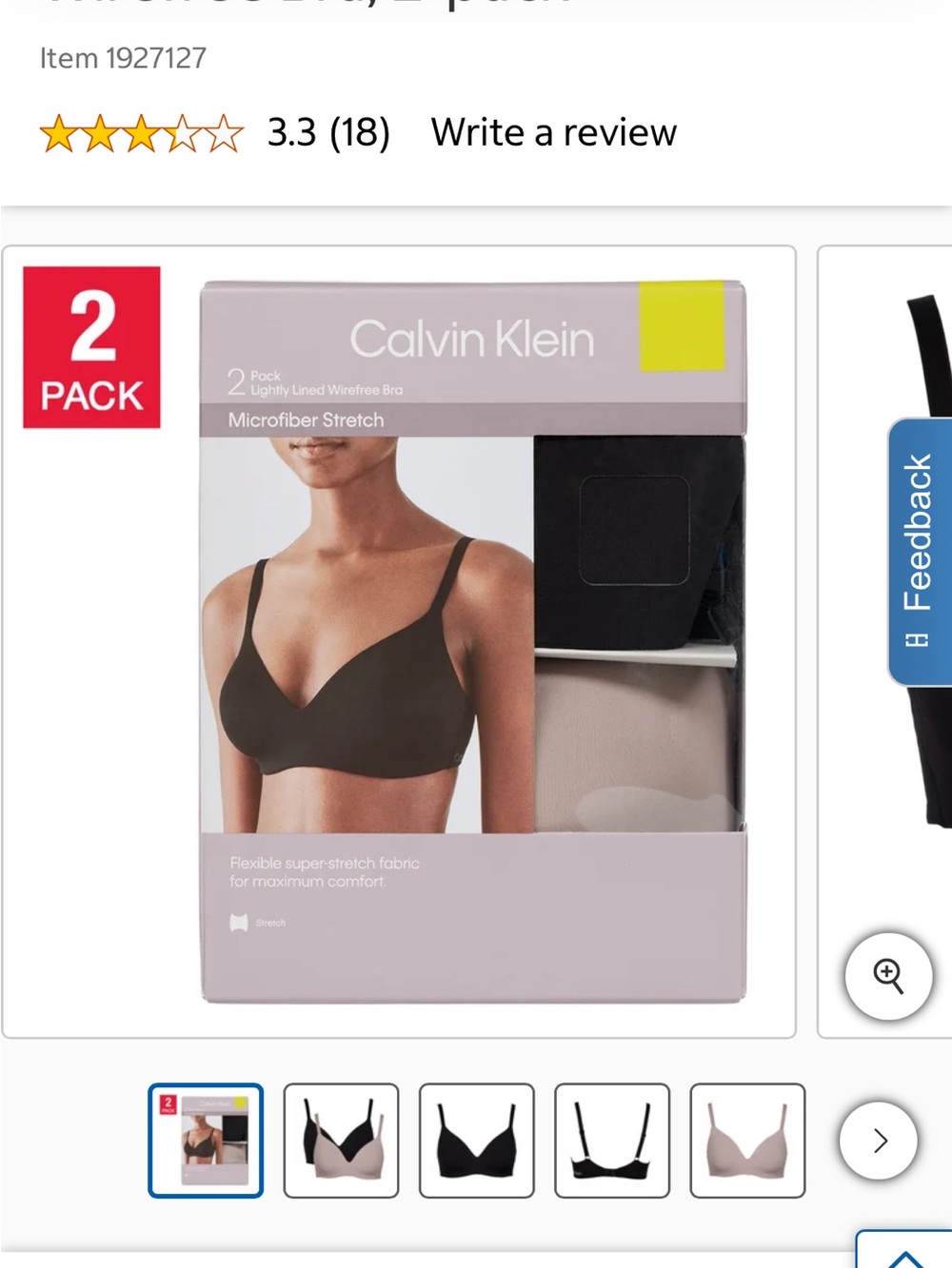2 BOXES SIZE SMALL CALVIN KLEIN BRAS FOR @lisalawruszko - Picture 2 of 2